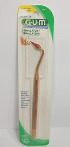 Vintage goldfarbener Zahnfleischstimulator #600 Sunstar NEU VERSIEGELT NOS - Bild 1 von 3