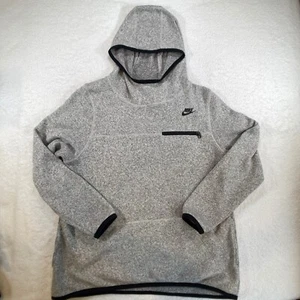 Sudadera con Capucha Nike Gris Tech Sudadera con Capucha Polar Summit Pullover Para Mujer XL Ropa Deportiva - Imagen 1 de 8