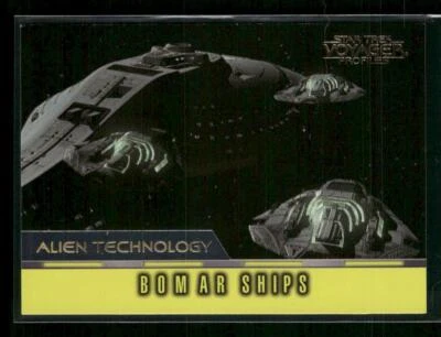 1998 SkyBox Star Trek Voyager Profiles #AT-7 Bomar Ships Alien Technology - Image 1 of 2