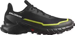 Scarpe da trail running Salomon Alphacross 5 GORE-TEX da uomo nere impermeabili GTX Run - Foto 1 di 7