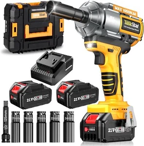 1000 N.m Cordless Impact Wrench 1/2“ 738ft-lbs Brushless High Torque Impact Gun - Picture 1 of 9