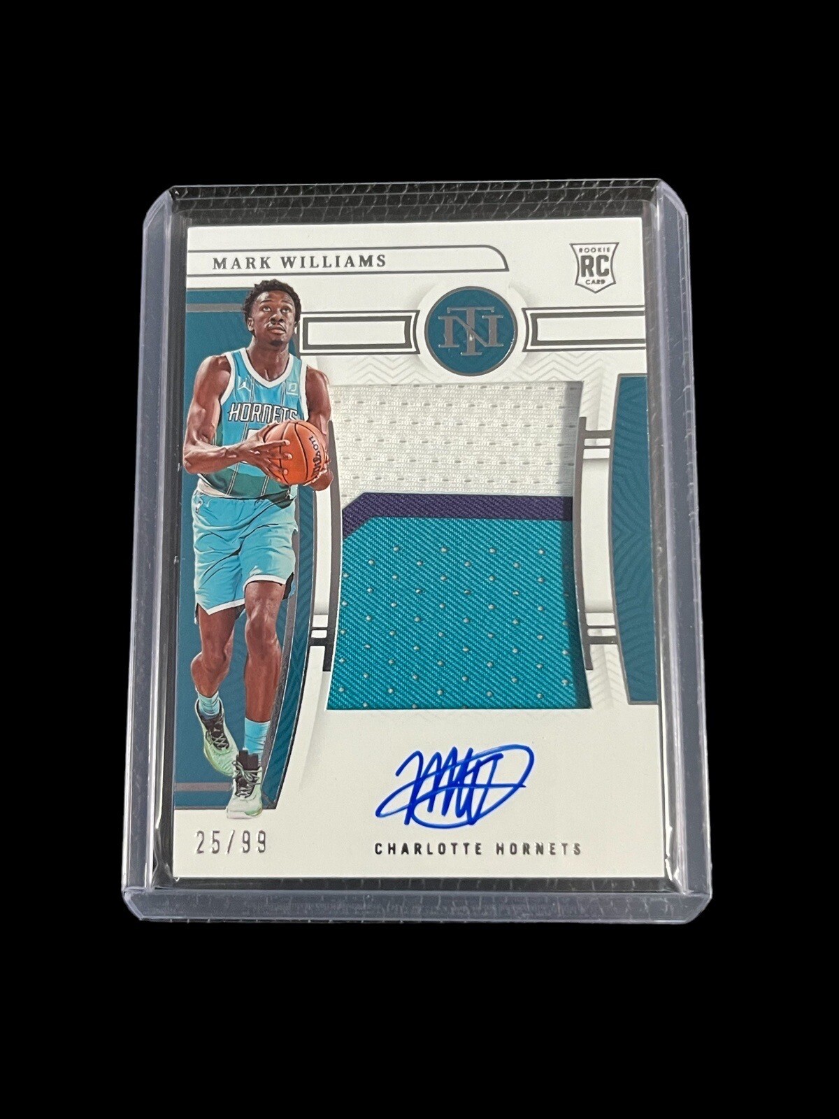 2022-23 NATIONAL TREASURES MARK WILLIAMS #115 ROOKIE PATCH AUTO TRUE RPA 25/99