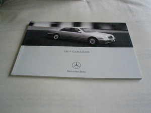 Mercedes E Class Saloon brochure Jul 2001 - Picture 1 of 1