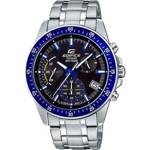 Casio Men's Edifice Chronograph Quartz S. Steel Watch - EFV-540D-1A2VDF NEW - Picture 1 of 8