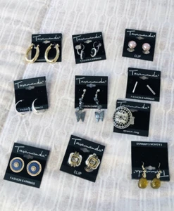 Taramanda Fashion Earrings Lot Of 10 Earrings. Lot#13 - Picture 1 of 9