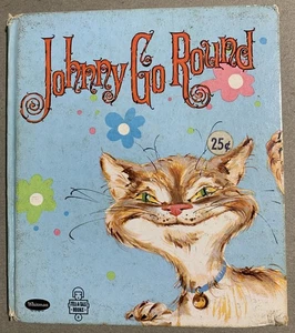JOHNNY GO ROUND, Vintage children's book, 1960, Whitman  Tell-A Tale, Tomcat - Imagen 1 de 3