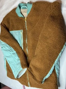 Free People Sherpa Fleecejacke M Kombi türkis/hellbraun We The Free - Bild 1 von 15