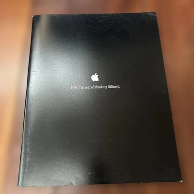 VTG Collectible Apple Computer 1998 The Year Thinking Different Book Steve Jobs - Image 1 of 4