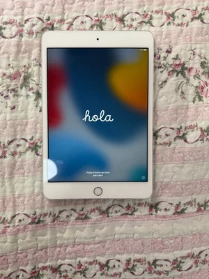 Apple iPad Mini 4, 128 GB, WiFi, 7,9 pulgadas - Plateado (Totalmente funcional) Foto 1 de 4