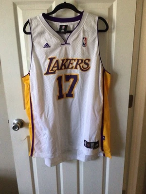 Camiseta para hombre Y2K Adidas NBA Los Angeles Lakers #17 Andrew Bynum XL Foto 1 de 4