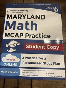 MCAP Online Assessments and 6th - Paperback, by Learning Lumos - F - Picture 1 of 2