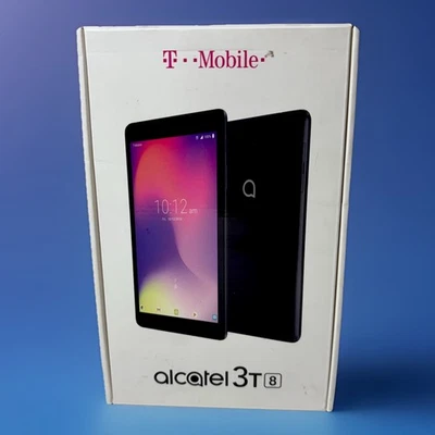 New Alcatel 3T 16 GB Wi-Fi + 4G 8 Inch Android Tablet - Black - 9027W (T-Mobile) - Image 1 of 4