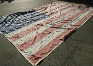 Vintage riesige 25 Fuß amerikanische Flagge USA 25 Fuß x 15 Fuß - Bild 1 von 3