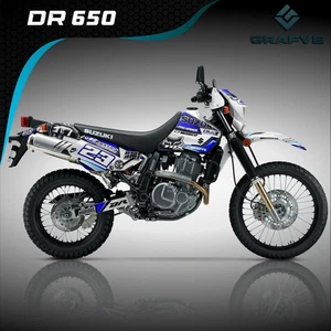 Dr650 Dr 650 kit decals graphics Suzuki Stickers Supermoto Personalize Vinyl - Picture 1 of 4
