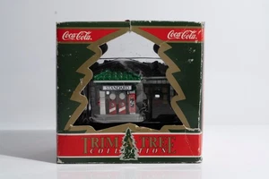 Coca Cola Trim-a-Tree Collection 1930s Service Station Christmas Ornament (1991) - Picture 1 of 8