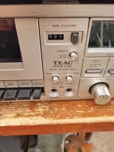 teac a108 sync stereo cassette tape dec working  - Bild 1 von 13