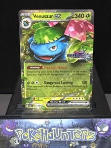 Pokemon Card Venusaur ex 001/142 Stellar Crown Stamped Promo Double Rare NM - Picture 1 of 2