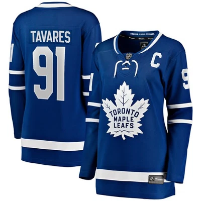 Mujer Fanática John Tavares Azul Toronto Maple Leafs Home Breakaway Jugador Foto 1 de 3