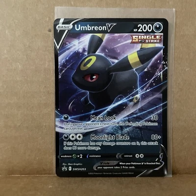Umbreon V SWSH203 SWSH: Sword & Shield Promo Cards Holo (A2) - Image 1 of 4