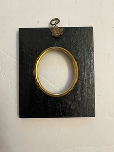 Antique 1820-1830’s Silhouette Portrait Ebonized Frame - Picture 1 of 15