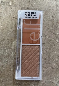 e.l.f. Blush Highlighter Bite Size Face Duo 28251 White Peach 0.16 oz - Picture 1 of 4
