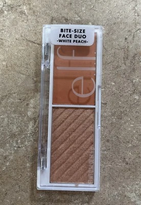 e.l.f. Blush Highlighter Bite Size Face Duo 28251 White Peach 0.16 oz - Image 1 of 4