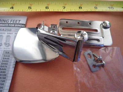 JAPAN DOUBLE FOLD BIAS TAPE BINDER Industrial Sewing Machine Juki Brother Singer - Image 1 of 4