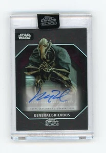 2024 Topps Chrome Black Star Wars As GENERAL GRIEVOUS Dark Side Auto #ADS-MW - Picture 1 of 2