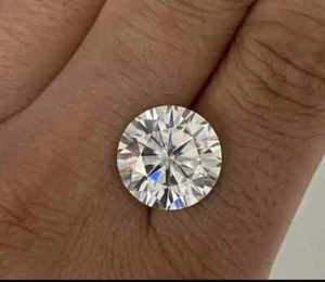 Lab Grown CVD Diamond 6 MM Round Excellent D Color VVS1 Clarity Certified - Picture 1 of 7