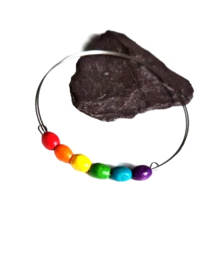 Perlen Regenbogen Penisschmuck, Penismanschette, Intim Herren Schmuck - Bild 1 von 4