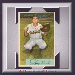 1954 Bowman JOHNNY BUCHA #215 EXMT *fabulous baseball card for your set* M10C