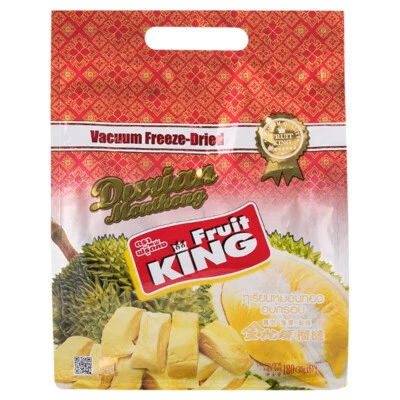 Thai Durian Crispy Vacuum Freeze-Dried Durian Monthong Snack 180g - Image 1 of 4