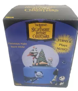 NECA Snowglobe NBC Pesadilla antes de Navidad Noche Jack Disney Música - Imagen 1 de 14