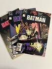 Batman  #404 405 406 Year one Part 1 2 3 - 1987 DC Comic Book Lot of 3