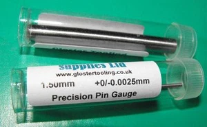 Individual metric pin gauges MINUS 0.0025 tolerance 2.62 to 3.21 gauge - Picture 1 of 1