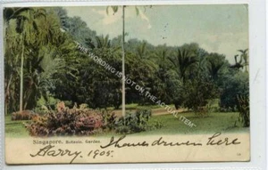 (KLh7080-500) Singapore, Botanic Gardens,  1905, Used G-VG,   - Picture 1 of 2