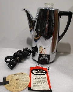 Sunbeam Electric Coffee Maker 2-8 Cup Automatic Percolator Maker AP 8 _READ - Picture 1 of 21