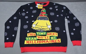 Only Fools And Horses Christmas Millionaires Jumper Men's L Large 42-44" NEW - Picture 1 of 12