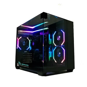 Pre built 3-side Glass Gaming PC i7 16 Gb 1 TB M.2+3 TB HDD RTX 5060 Windows 10 - Picture 1 of 14
