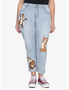 NWT Disney Chip & Dale DENIM Leggings SZ 24 - Picture 1 of 3
