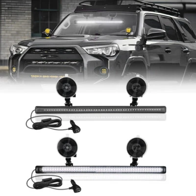 48 LED Auto Blitzlicht Frontblitzer Warnleuchte Dash Strobe Notfall Warnung weiß - Bild 1 von 4