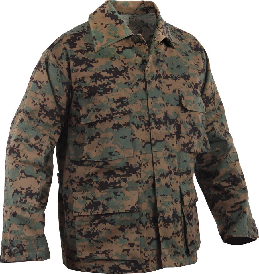 Rothco Poly/Cotton BDU Tactical Military Uniform Army Fatigue Coat: Choose Sizes - Image 1 of 1