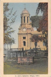 ST JOHN'S, ANTIGUA, BWI ~ CATHEDRAL OF ST JOHN'S ~ used 1938 - Picture 1 of 2