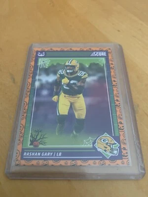 2024 Score A Treat Card #101 Green Bay Packers Rashan Gary Orange Pumpkins  - Image 1 of 2