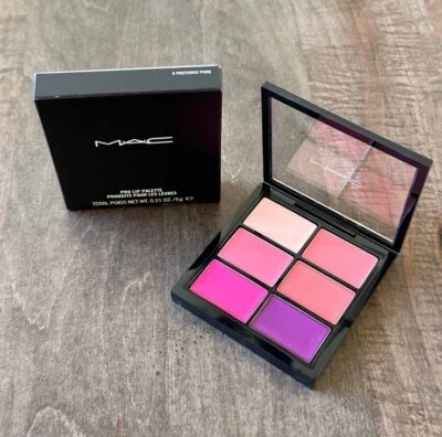 MAC Preferred Pinks Pro Lip Lipstick Palette -Pretty Please Lovelorn Violetta + - Image 1 of 4