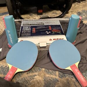 STAR INSTANT TABLE TENNIS SET PORTABLE PING PONG RETRACTABLE NET