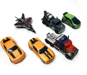 TRANSFORMERS Movie Job Lot of Die Cast Metal Replica 2.5" Cars by Hasbro - Picture 1 of 1