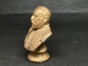 King Edward VII Bust By Britains (Yellow 814) Dated 1.8.1901, Damaged, Gilt Fin - Picture 1 of 12