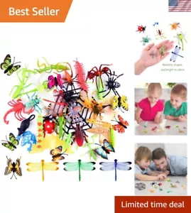 49PCS Lifelike Insect Figure Toys - Colorful Educational Party Favors - Picture 1 of 13