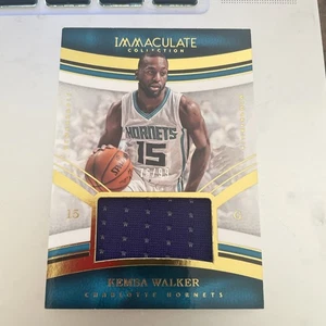 2016-17 Panini Immaculate Remarkable Memorabilia76 /99 Kemba Walker #RM-KMB - Picture 1 of 9